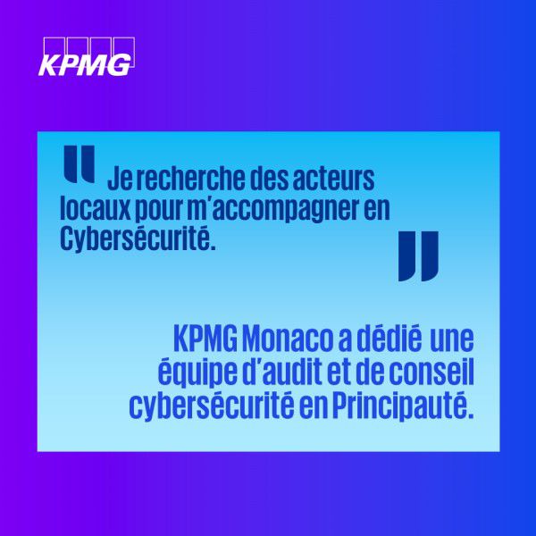 KPMG Monaco Cybersecurite : acteurs locaux